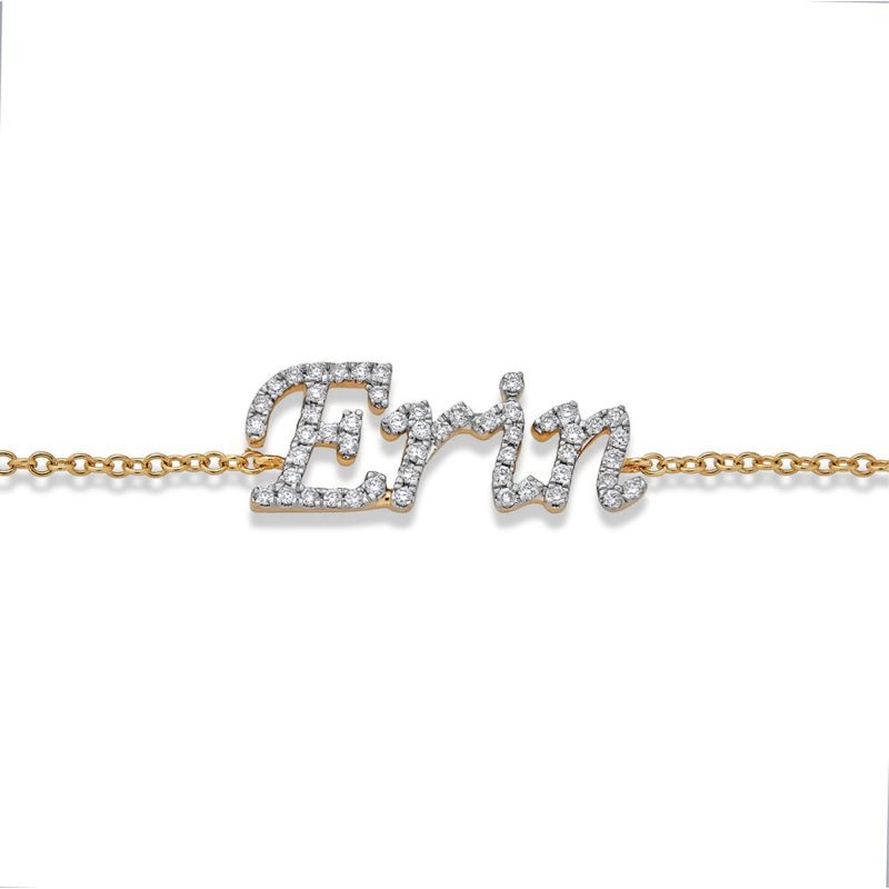 SAY MY NAME DIAMOND BRACELET FRONT 2