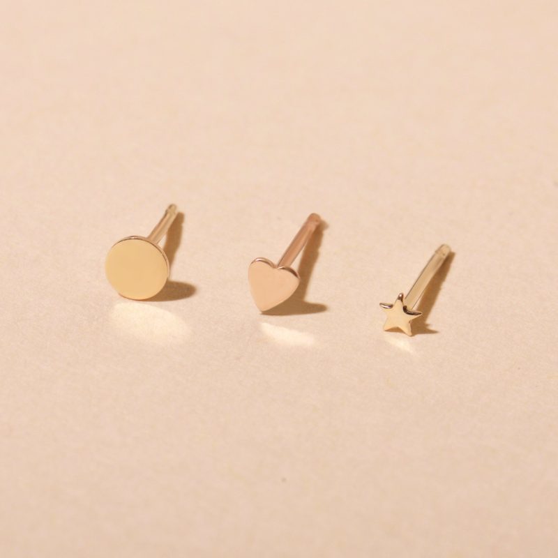 SECOND HOLE TEENY STAR EARRING EDITORIAL COLLECTION 1