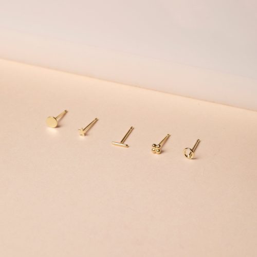 SECOND HOLE TEENY STAR EARRING EDITORIAL COLLECTION 2