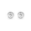 Stone and Strand Sterling Silver Lab-Created Diamond Bubble Studs Front Image