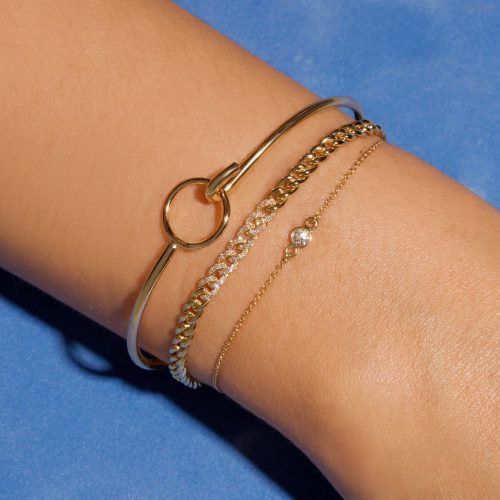 SMALL DIAMOND SLIDER BRACELET WEAR IT WITH