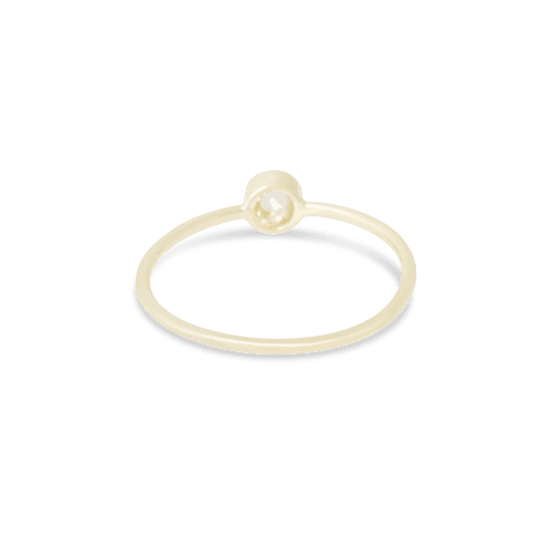 SMALL ROUND DIAMOND RING REAR