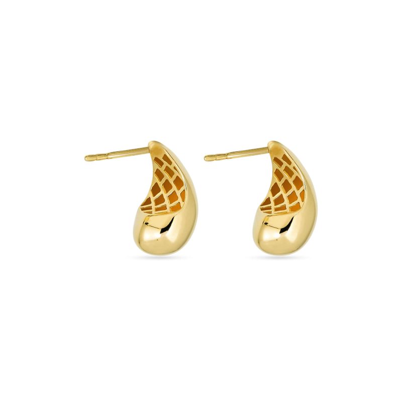 SMALL TEARDROP EARRINGS REAR