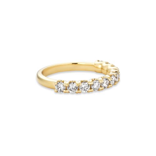 STEPHANIE LAB CREATED DIAMOND ETERNITY BAND SIDE