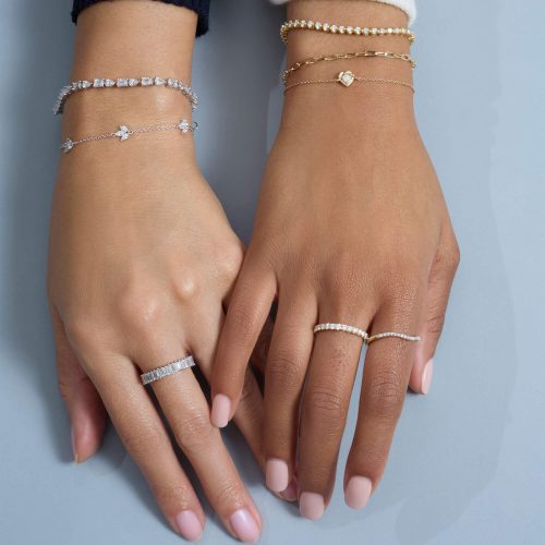 STONE AND STRAND MODELS WEARING BRACELETS AND RINGS