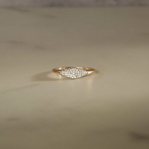 STONE AND STRAND SPARKLE SIGNET RING