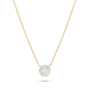 Stone and Strand 14K Yellow Gold Strength in Solitude Diamond Necklace Close Up Image