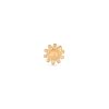 Stone and Strand 14K Yellow Gold Sun Push Pin Flat Back Front Image