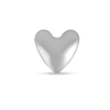 Stone and Strand Titanium Heart Threadless Push Pin Flat Back Front Image