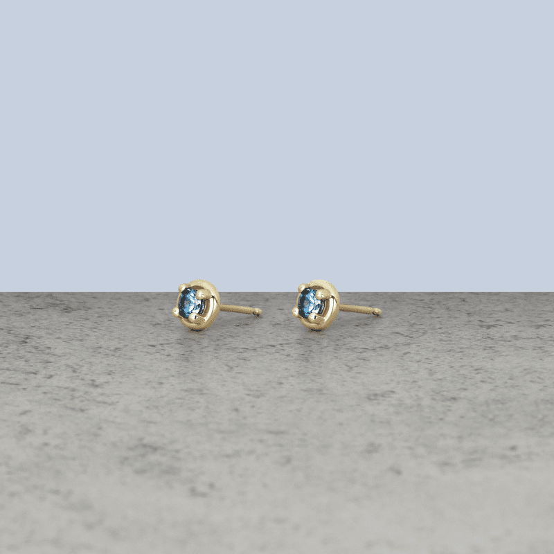 Small Birthstone Bonbon Studs Editorial