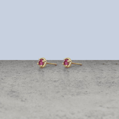 Small Birthstone Bonbon Studs Editorial2