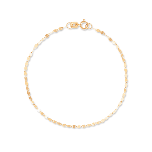 Stone and Strand 10K Yellow Gold Sparkle Chain Bracelet Front Image