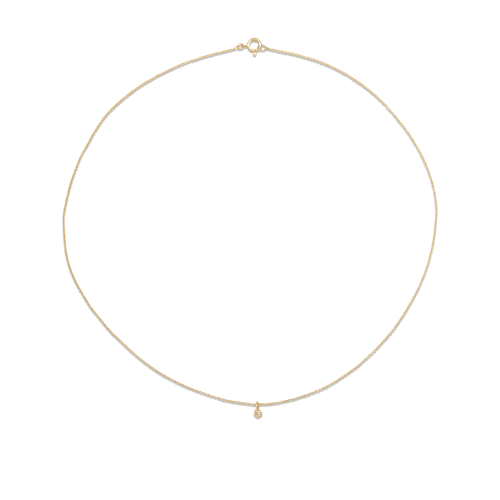 TEENY DIAMOND CHOKER NECKLACE FRONT 2