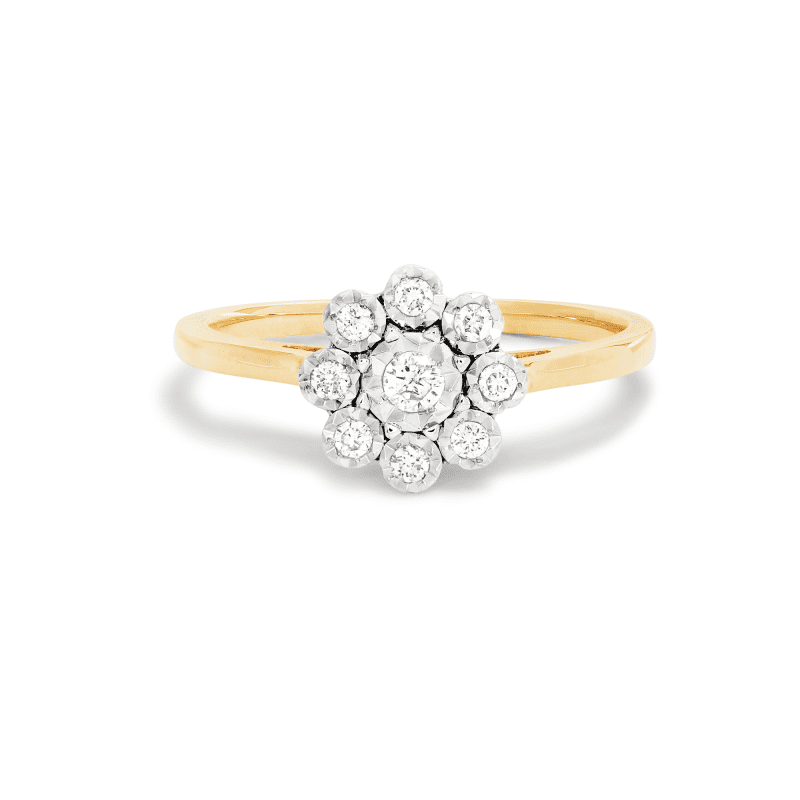 The Ava Ring in Yellow Gold