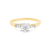 Stone and Strand 14K Yellow Gold The Clara Diamond Ring Front Image