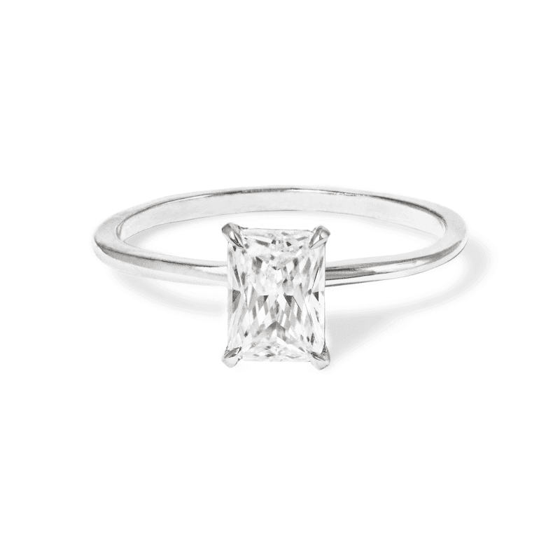 Stone and Strand The Grace Ring In Platinum Front Image