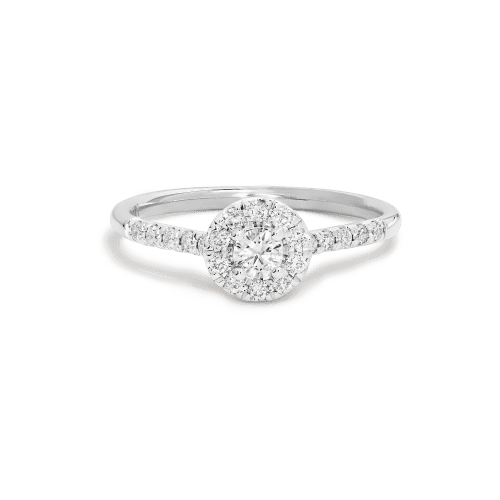 Stone and Strand 14K White Gold The Katharine Diamond Ring Front Image