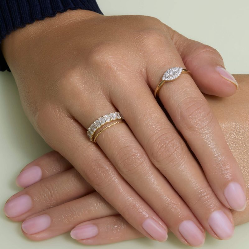 THE KIM DIAMOND ETERNITY BAND WEAR IT WITH