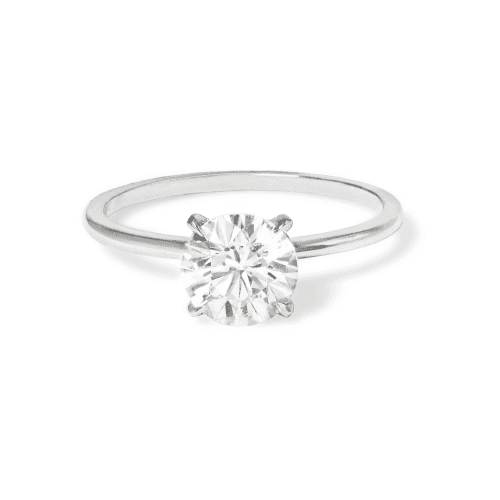 Stone and Strand The Lauren Ring In Platinum Front Image