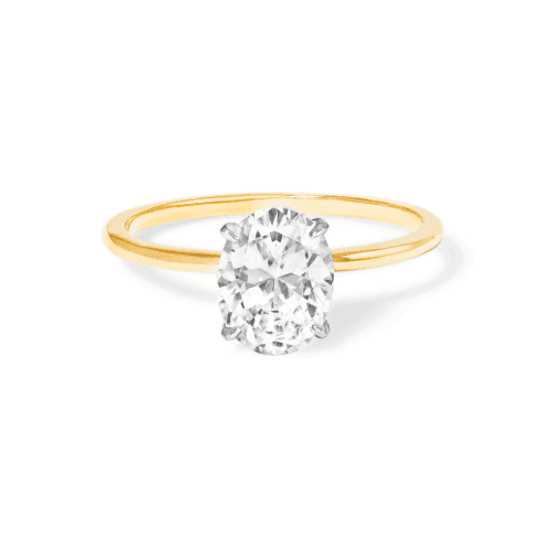 Stone and Strand 14K Yellow Gold The Scarlett Ring Front Image