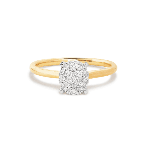 Stone and Strand 14K Yellow Gold The Sophia Ring Front Image