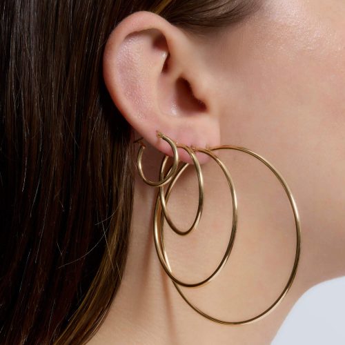 THIN GOLD HOOPS COLLECTION