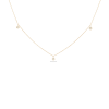 Three Diamond Choker Necklace