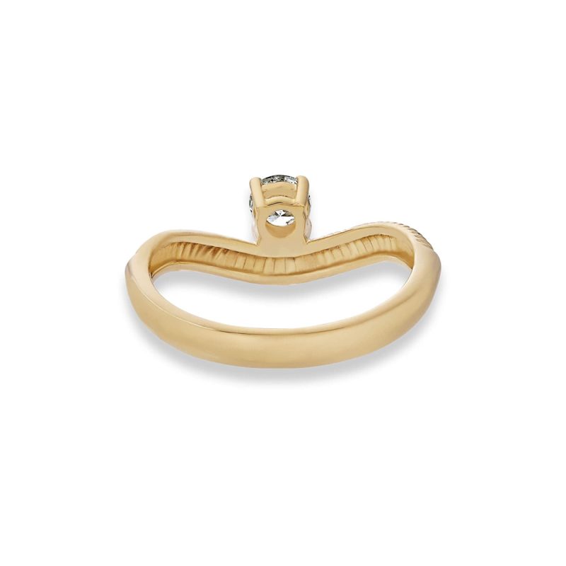 TINA SOLITAIRE RING REAR