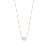 Tiny Baguette Diamond Necklace