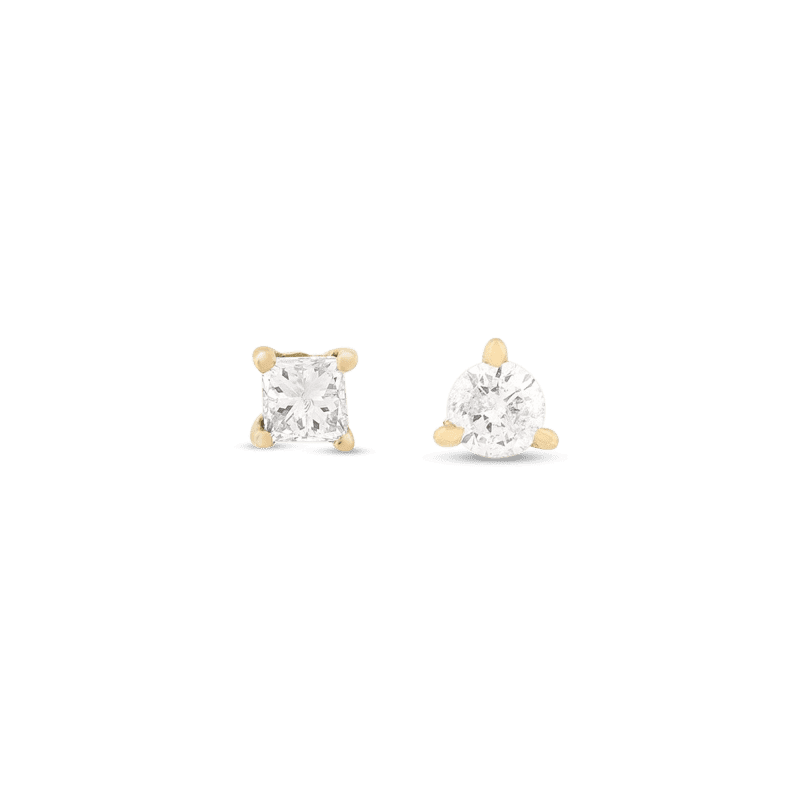 Tiny Diamond Mismatch Studs Gift Set