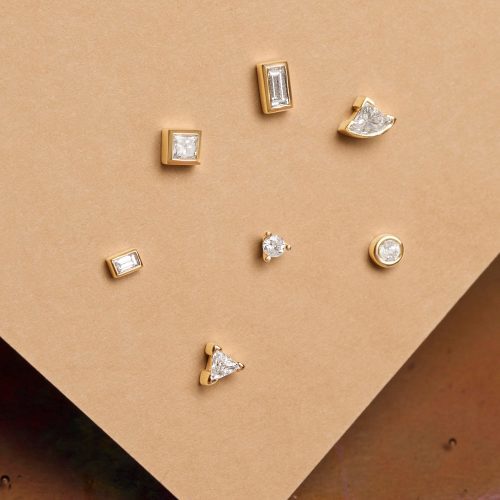 TINY DIAMOND STUD EDITORIAL COLLECTION 2