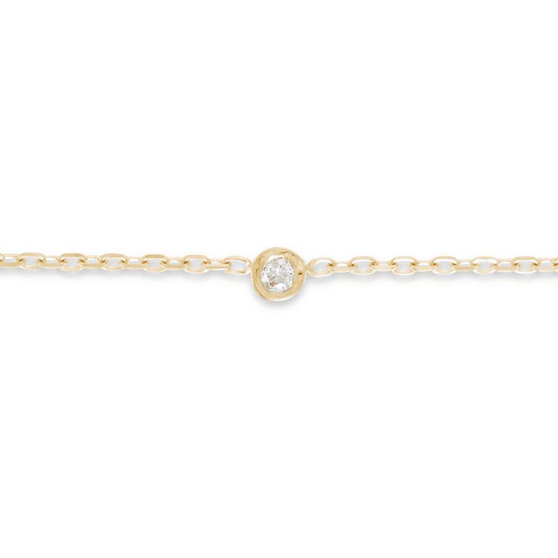 TINY ROUND DIAMOND BRACELET FRONT 2