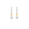 Stone and Strand 10K Yellow Gold Twinkle Diamond Drop Studs Front Image