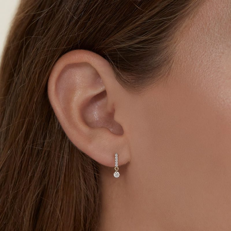 TWINKLE DIAMOND DROP STUDS ON BODY