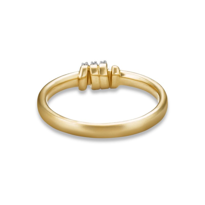 TWINKLING TWINE PAVE RING REAR