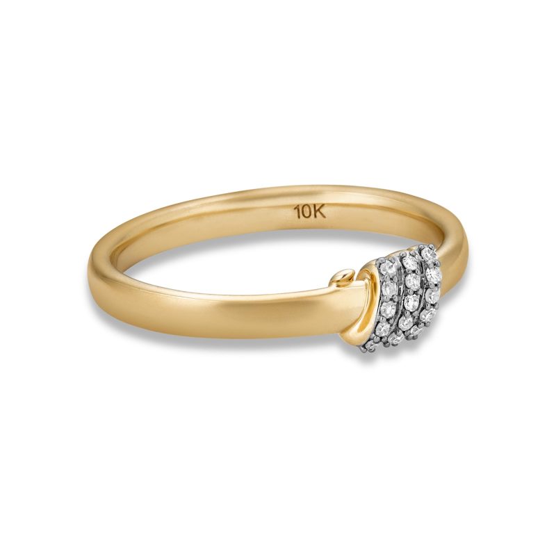 TWINKLING TWINE PAVE RING SIDE