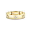 Stone and Strand 14K Yellow Gold Together Forever Diamond Trio Band Front Image