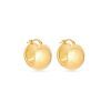 Stone and Strand 14K Yellow Gold Ultra Puff Gold Huggies Side Image