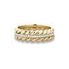 Stone and Strand 14K Yellow Gold Velvet Ropes Diamond Band Front Image