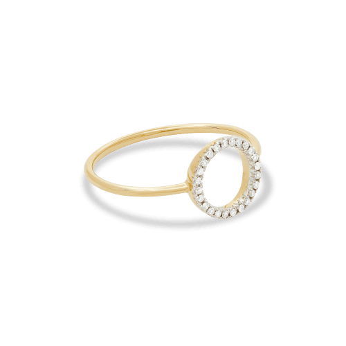 WELL ROUNDED DIAMOND RING SIDE