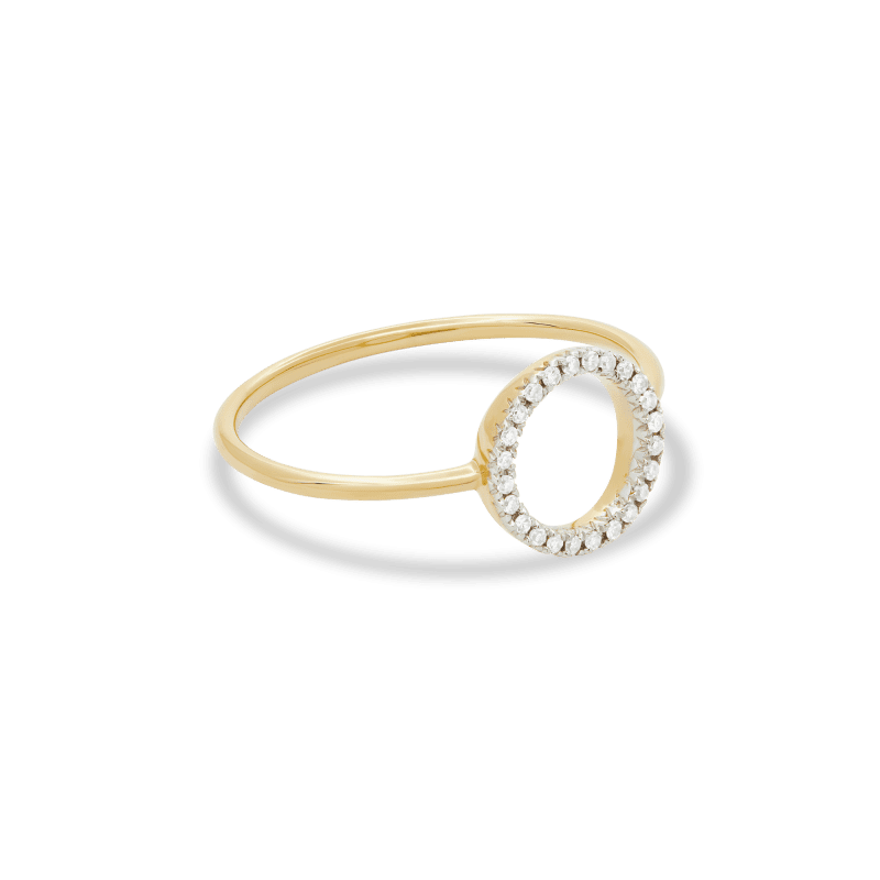 WELL ROUNDED DIAMOND RING SIDE