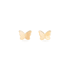 Stone and Strand 10K Yellow Gold Butterfly Studs Front Image