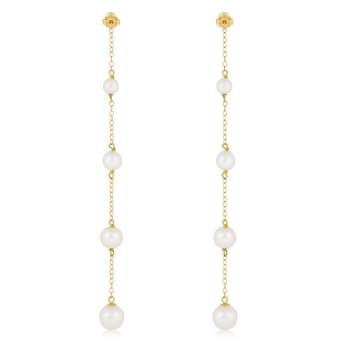 eclipse pearl bon bon earrings back