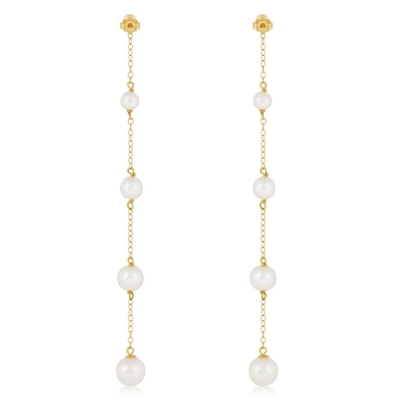 eclipse pearl bon bon earrings back