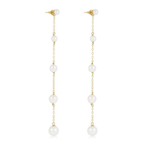 eclipse pearl bon bon earrings side