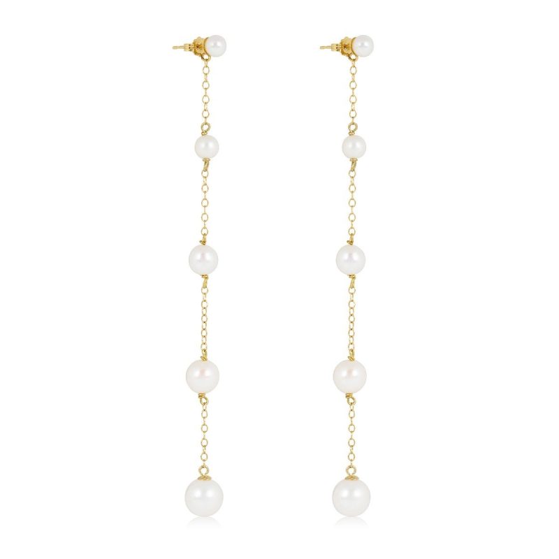 eclipse pearl bon bon earrings side