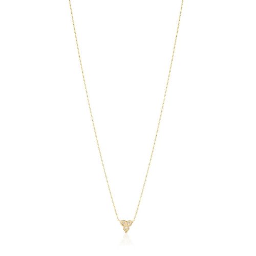 s s diamonds diamond triad necklace back