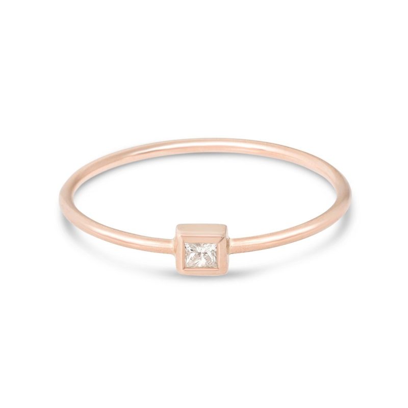 s s rosegold princess ring small front 1 2